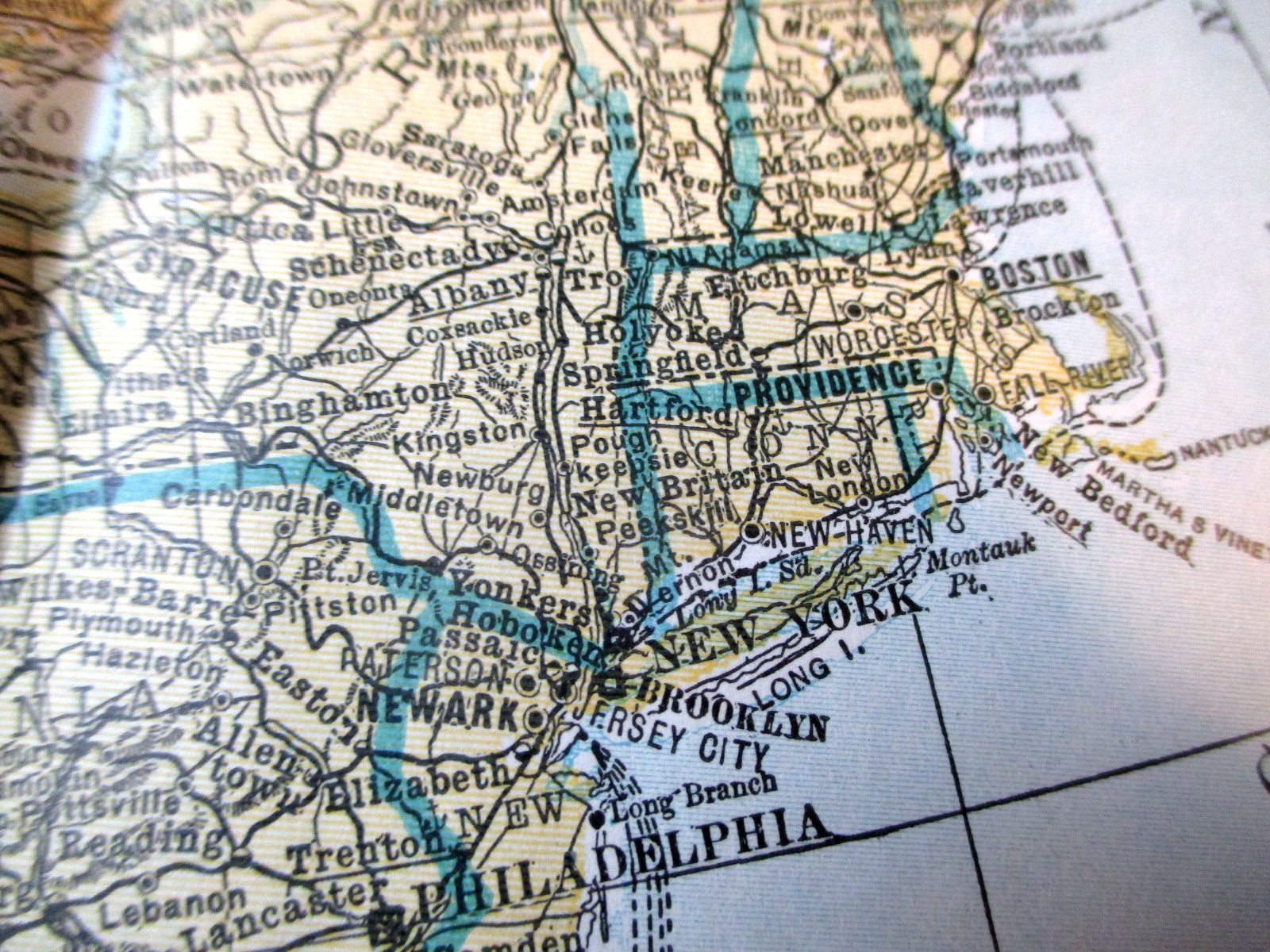 1906-UNITED STATES & CANADA HAMMONDS RAILROAD MAP & 1904 MEXICO HAMMONDS MAP-21″