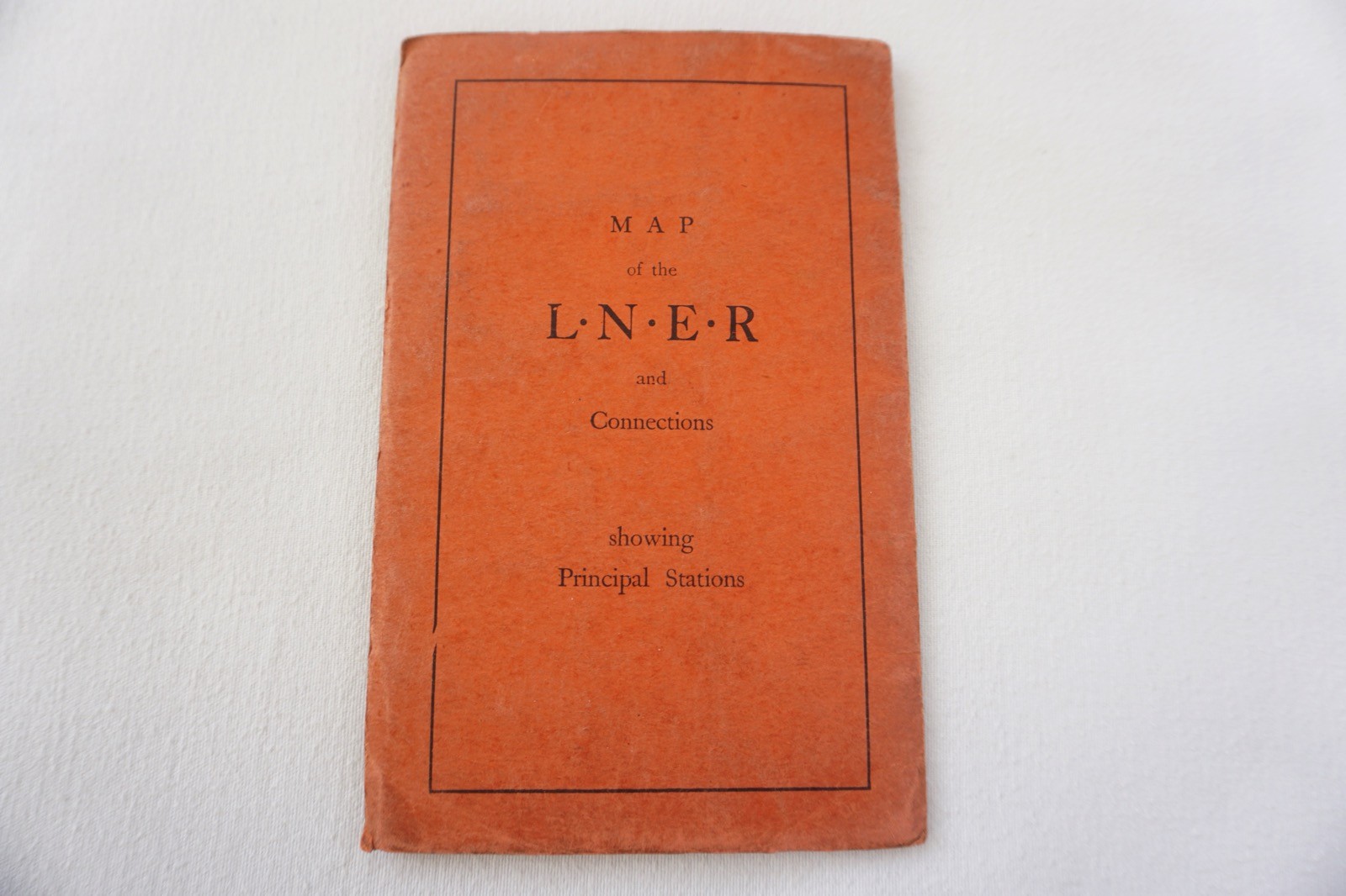 c1925 LNER London & Connecting Railways Map LNER Pocket Map