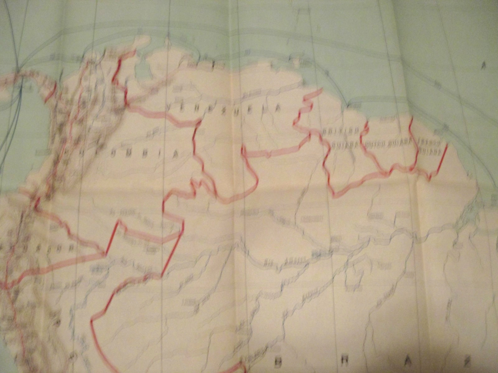 1910- PAN AMERICAN-SOUTH AMERICA- RAILWAY- ROUTE MAP-RAILROAD RIVER-OCEAN-33″