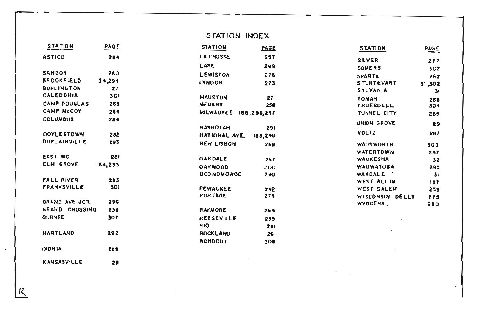 Milwaukee Road CMStP&P 1982 Northern Division Condensed Profile PDF Pages on DVD