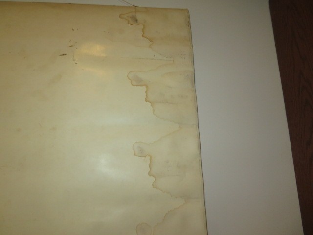 Lg Vtg 1963 Atlantic Coast Line Railroad Wall Map 34 1/2″ x 44 1/2″ Wood