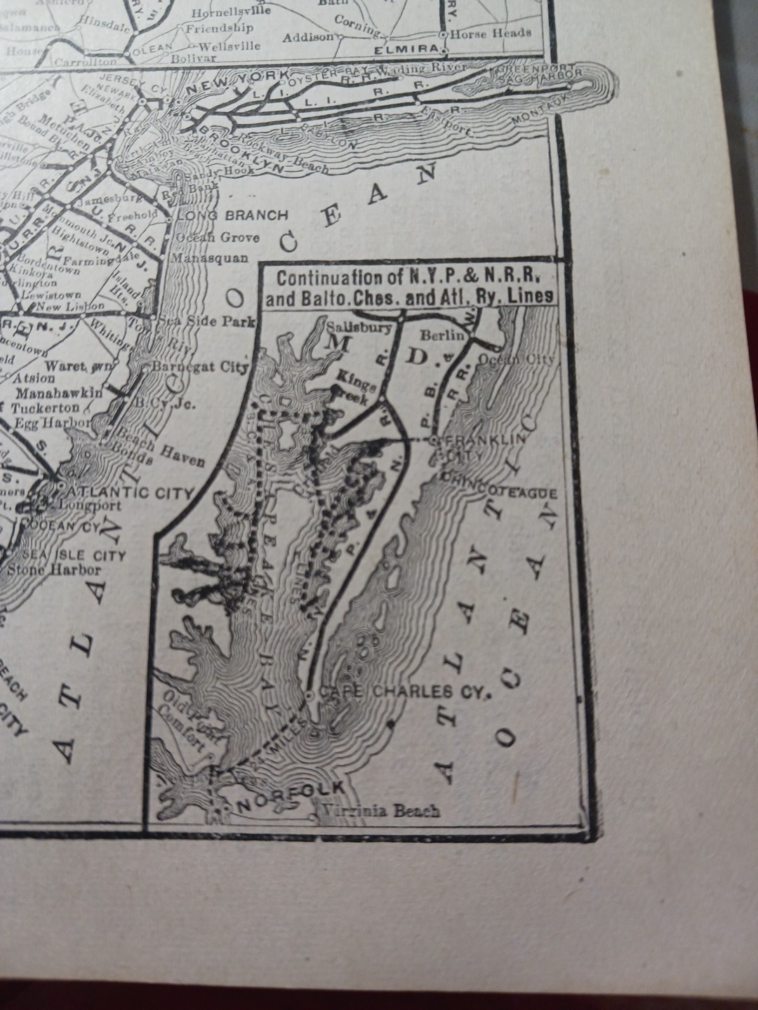 1905 Train Route Map PENNSYLVANIA RAILROAD All Lines East Of Pittsburgh