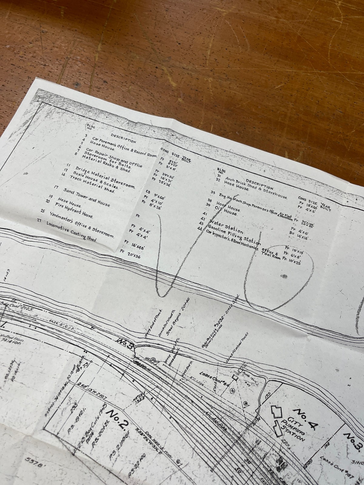Chesapeake & Ohio Railway Valuation Map, Ronceverte, West Virginia WV 54×24 Inch