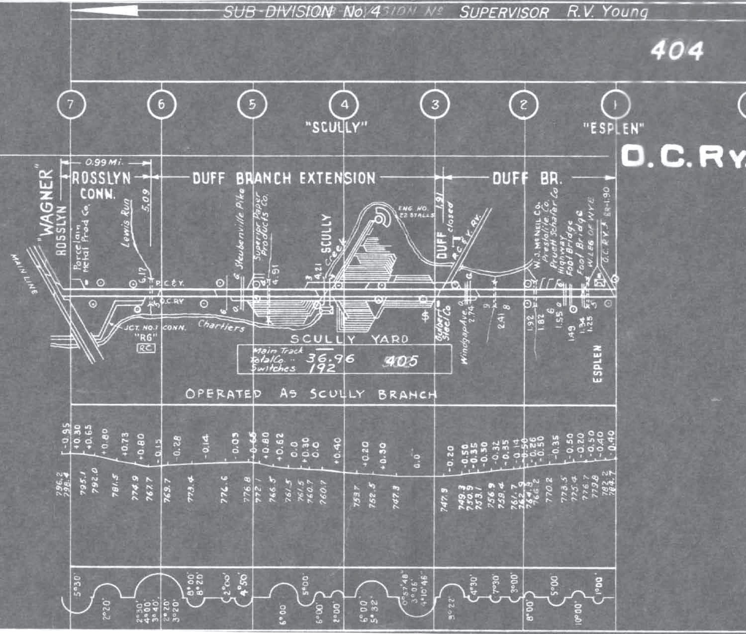 Pennsylvania RR 1959 Pittsburgh Div. District “B” Branches PDF Pages on DVD