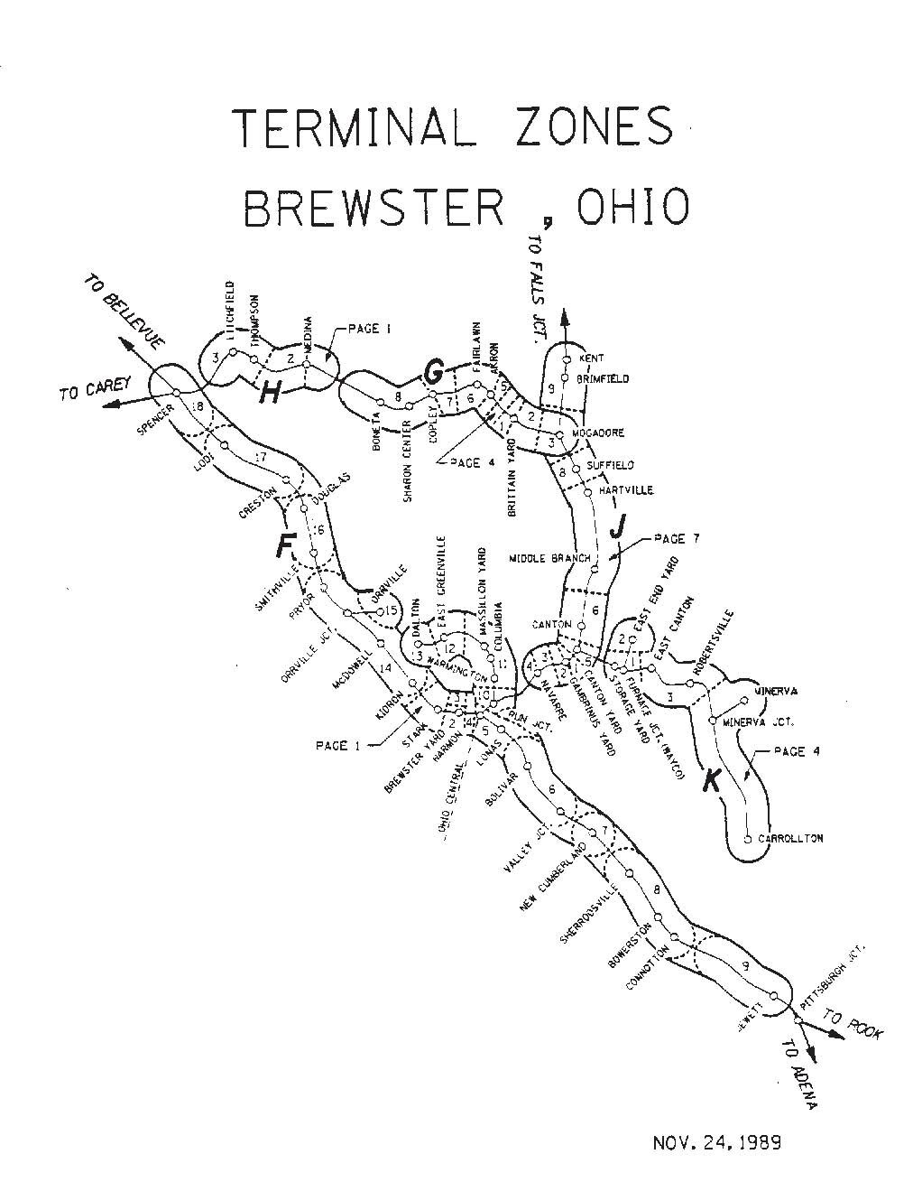Norfolk Southern 1989 Brewster – Akron & Canton Ohio ZTS Book PDF Pages on DVD