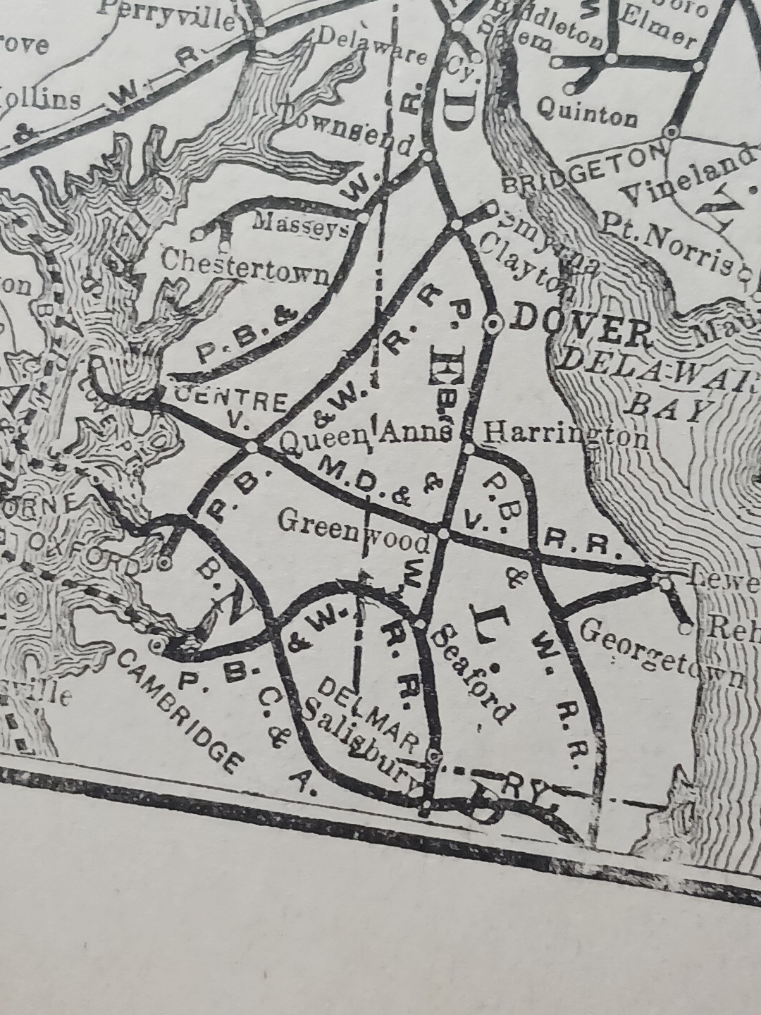 1905 Train Route Map PENNSYLVANIA RAILROAD All Lines East Of Pittsburgh