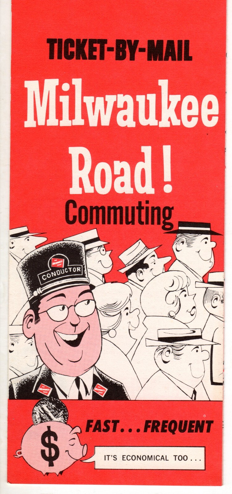 MILWAUKEE ROAD SUBURBAN SERVICE MAP – 10/1979