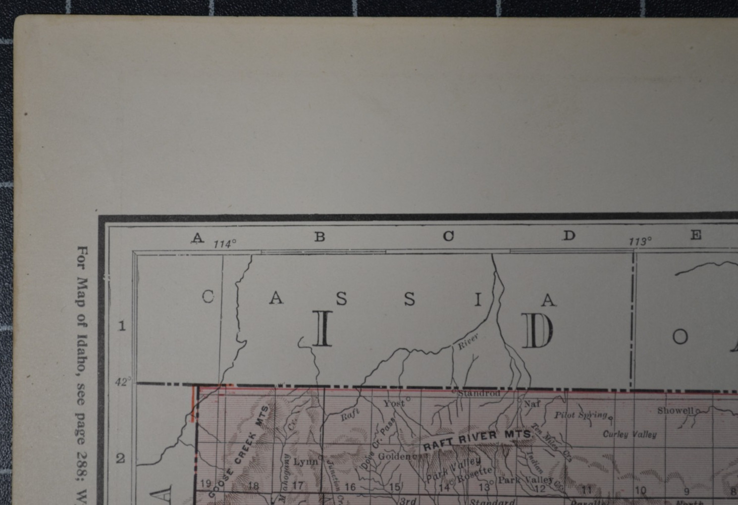 UTAH – 1912 – RAND-McNALLY NEW COMMERCIAL ATLAS – SHOWS RAILROADS