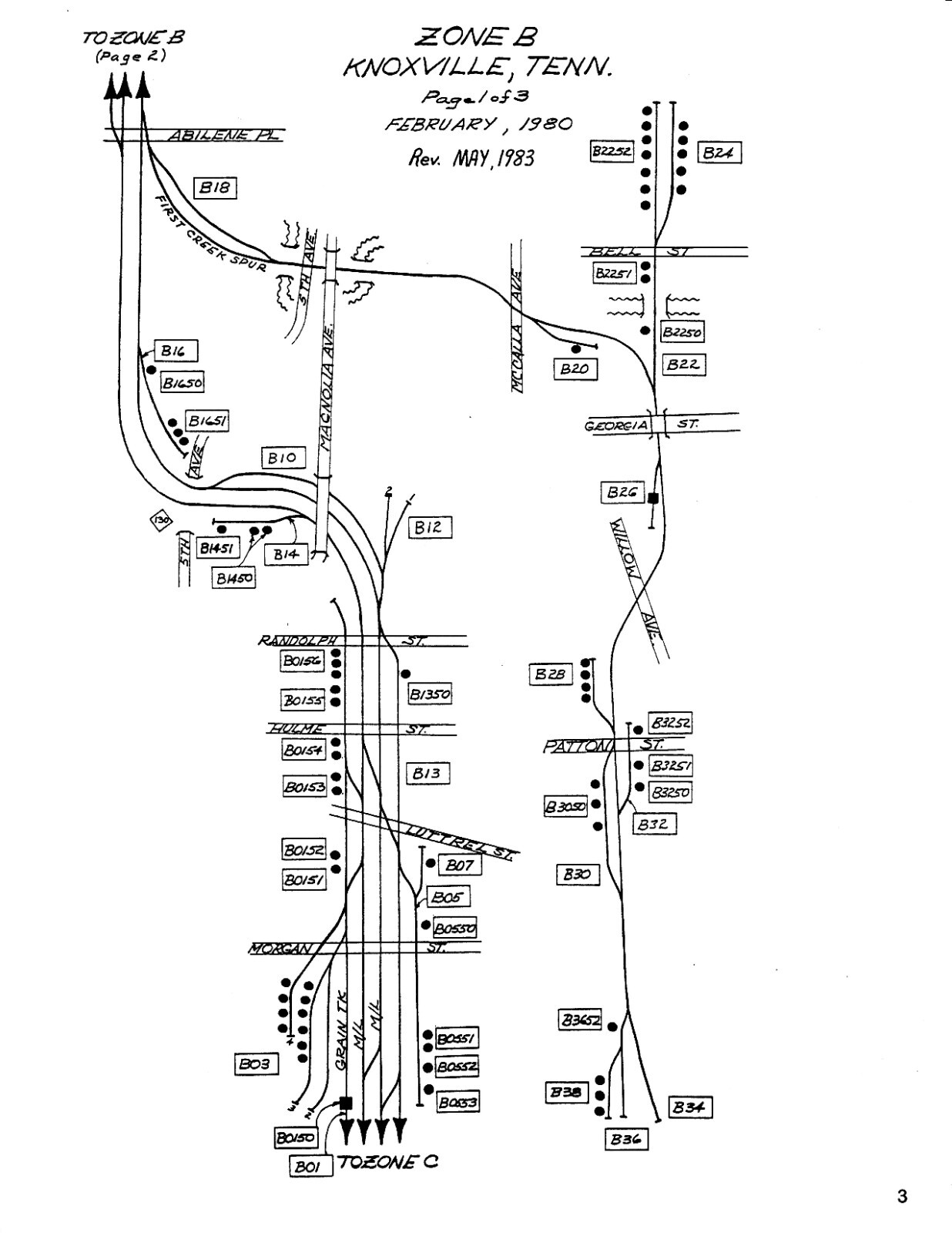 Norfolk Southern 1983 Knoxville District Track Guide PDF Pages on DVD