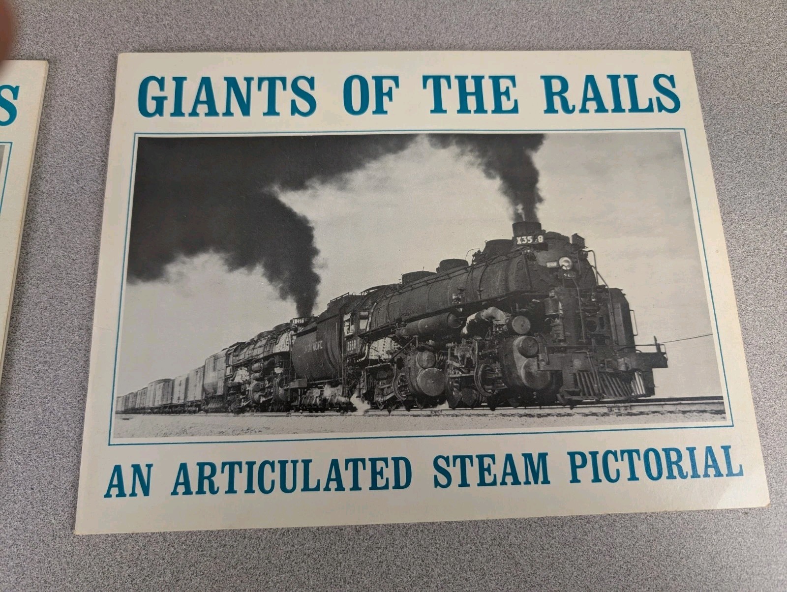 Vintage Giants of the Rails Articulated Steam Book + Rand McNally RR Maps