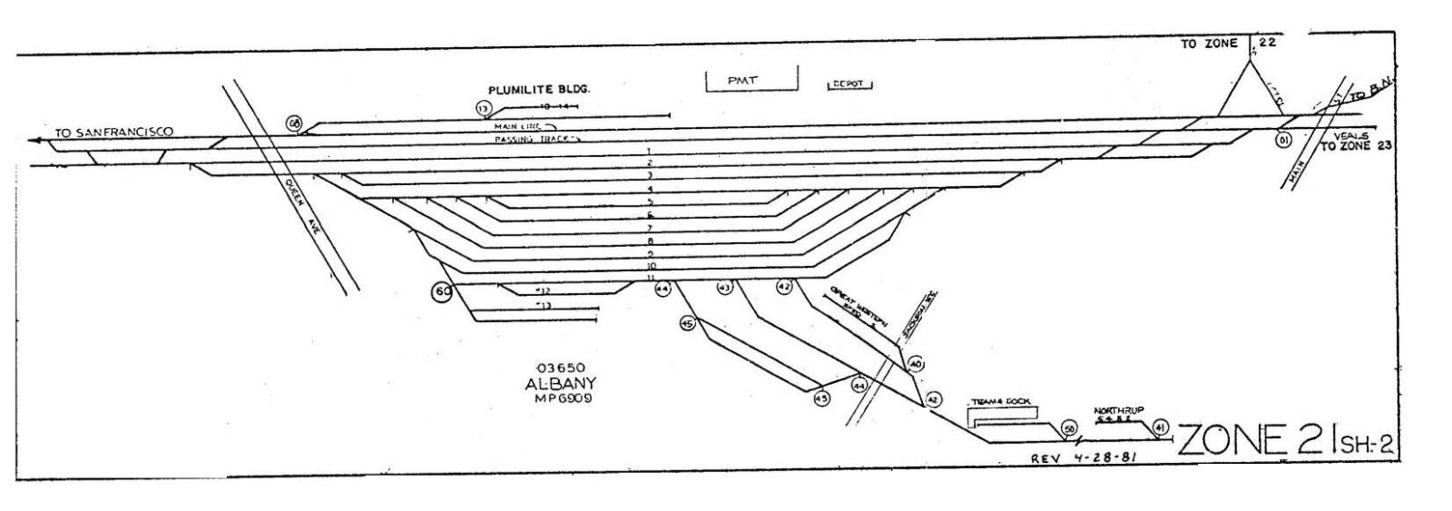 Southern Pacific RR 1979 Oregon Division SPINS ZONES 1 to 97 PDF pages on DVD