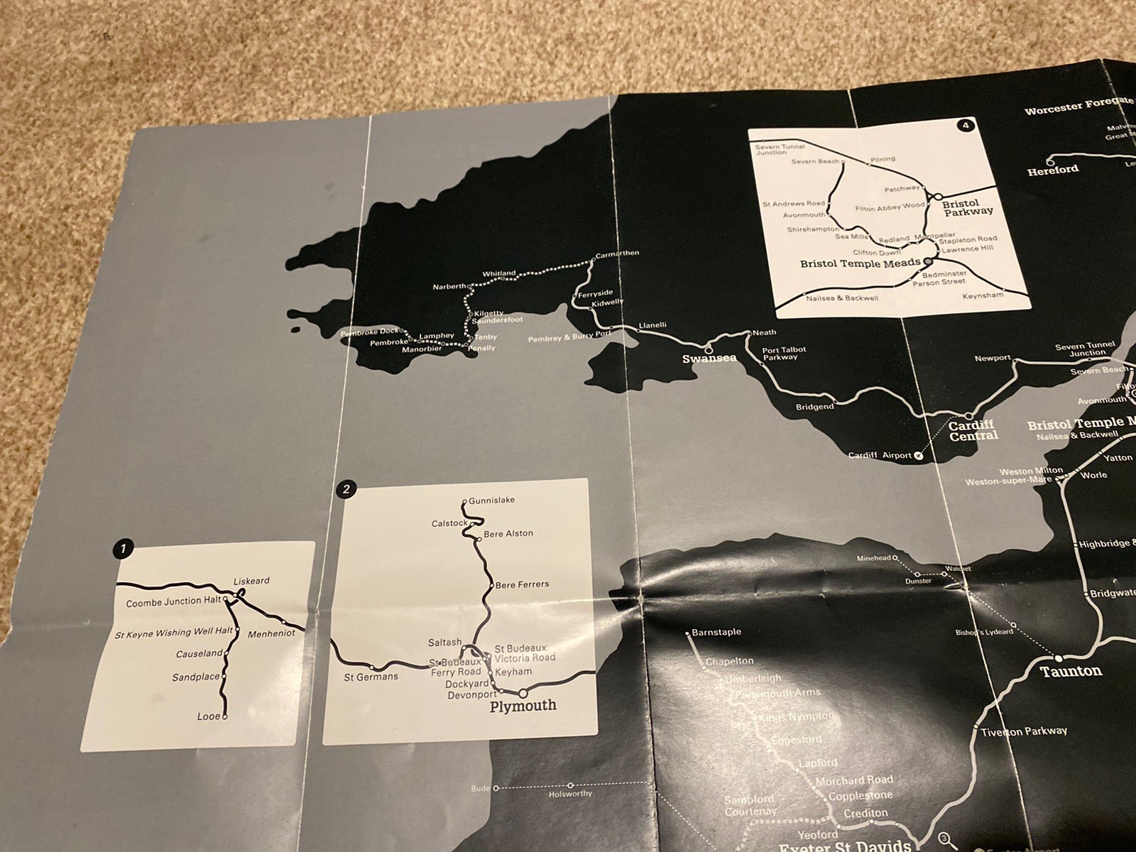 GWR Network Map 2019