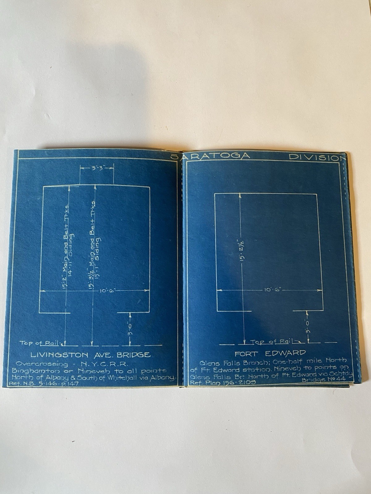 Delaware & Hudson Railroad System Clearance Chart