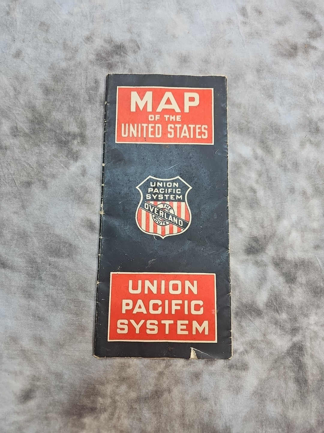 Vintage 1930 Union Pacific System Map of the United States
