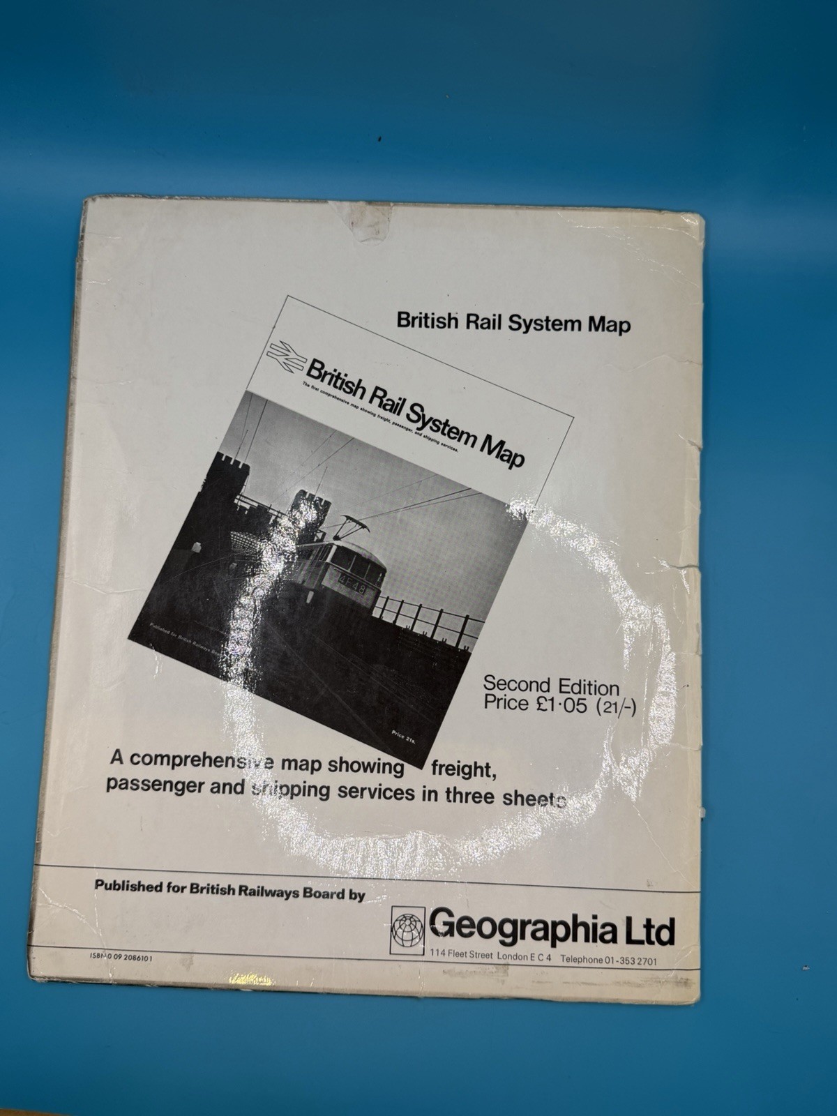 London Rail System British Railways Board Transport Map 1970 underground tube