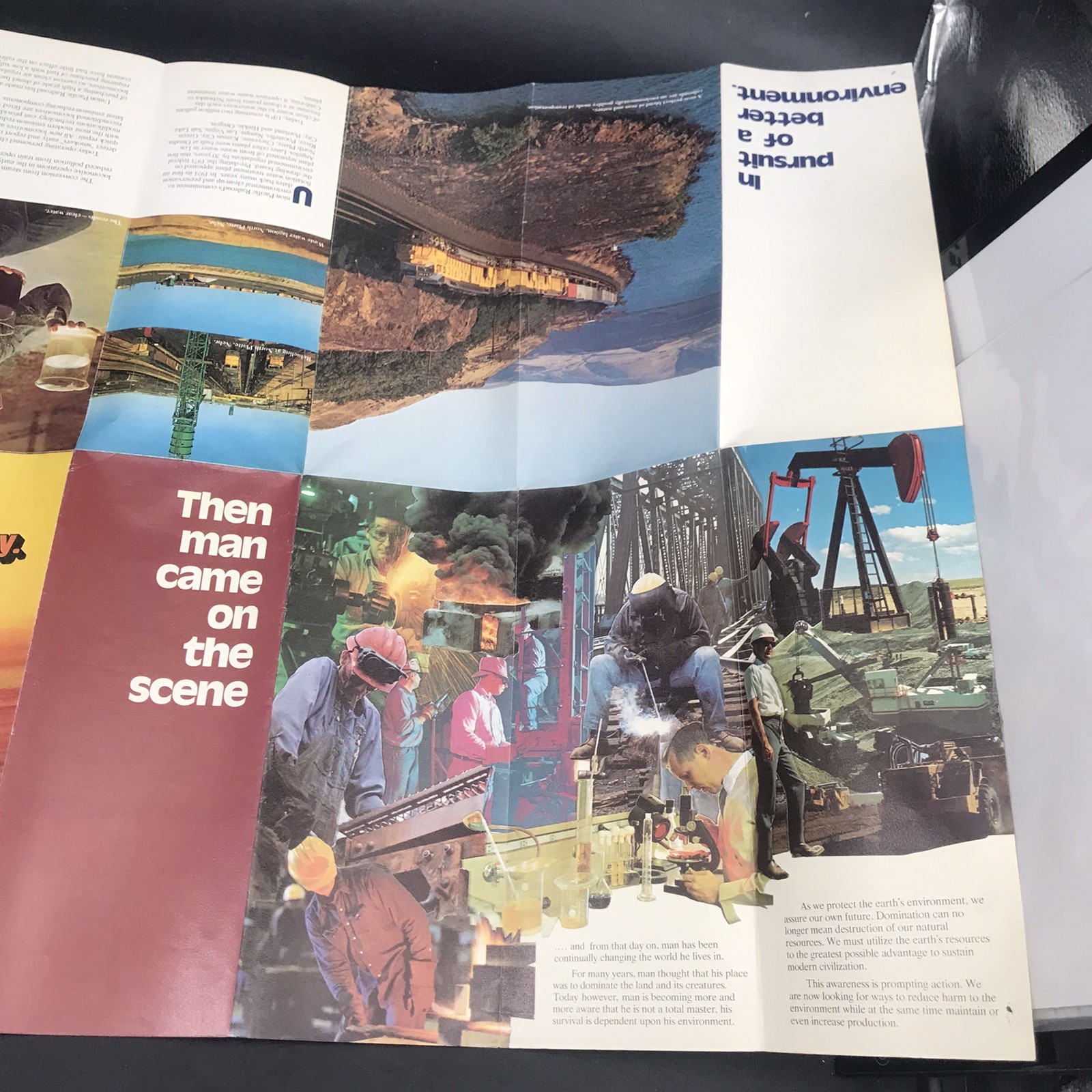 1976 Union Pacific Railroad UP USA Map w/ Facilities Brochure