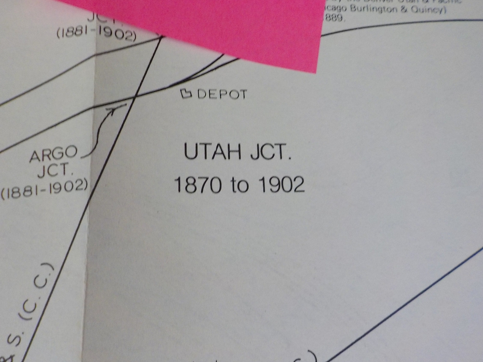 Map Utah Junction Various years