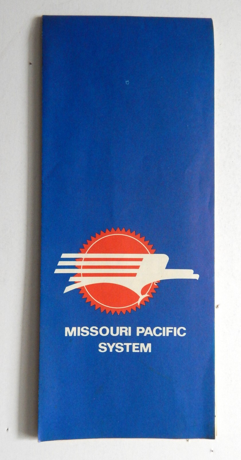 Missouri Pacific Railroad System US Map + Part of Mexico Mo Pac 20 x 32 LN