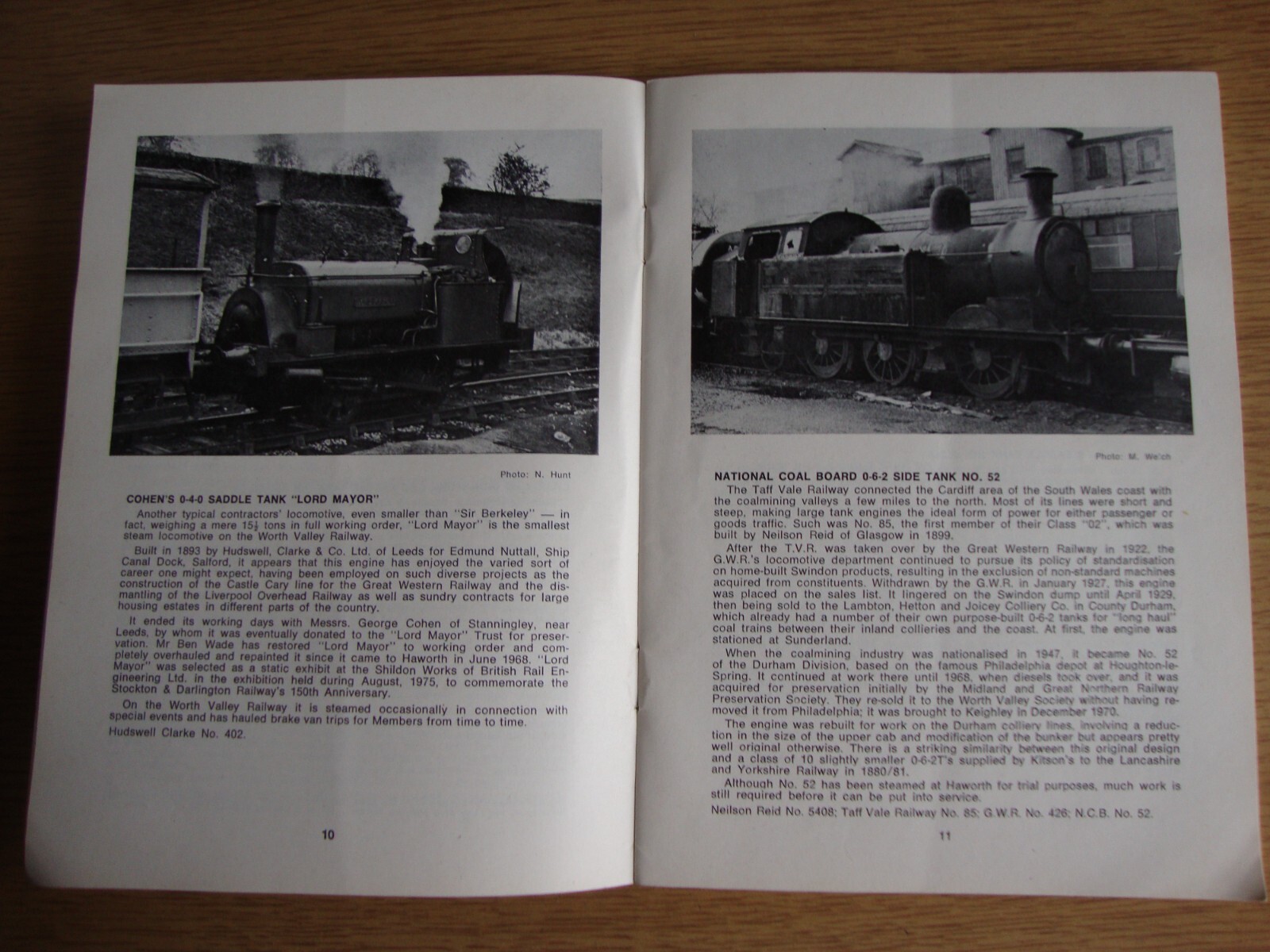 1976 Keighley and Worth Valley Railway – Stockbook – Robin Lush & Ian Holt