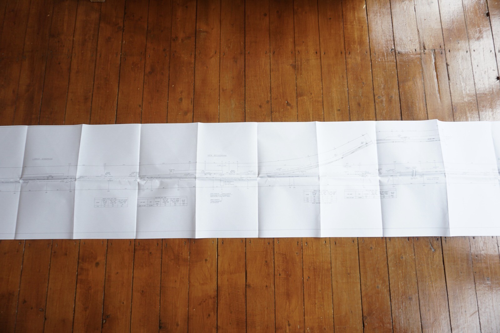 1983 London Bridge New Beckenham British Rail Railway Track Plan Map
