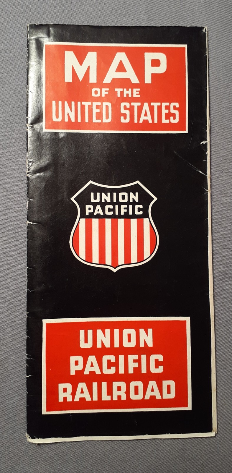 Vintage Union Pacific Map Of The United States 1940’s