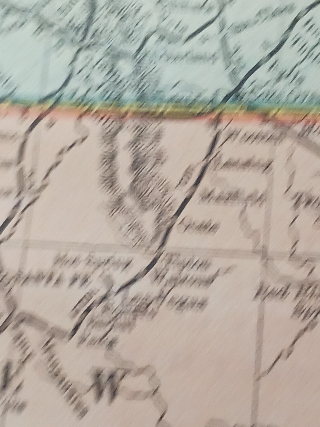 ~1895 Antique Railroad Map UTAH Colorado ARIZONA New Mexico All Train Lines 9×11
