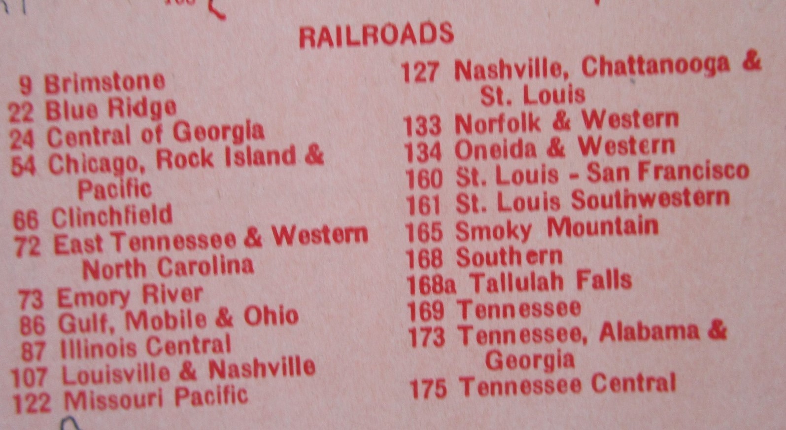 SD TN Vtg 1950 SOUTH DAKOTA RAILROAD Map. CB&Q, C&NW, SOO, GN, IC or TENNESSEE