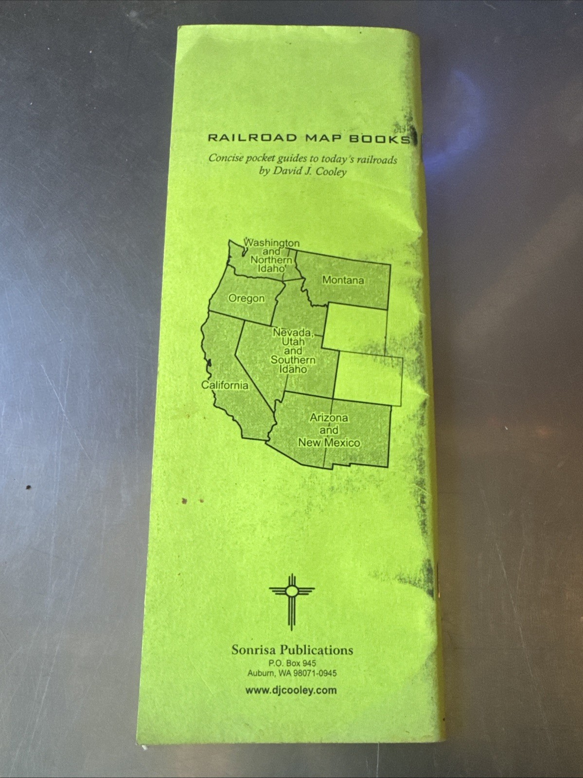 2005 California Railroad Map Pocket Guide. All The State Including Station Index
