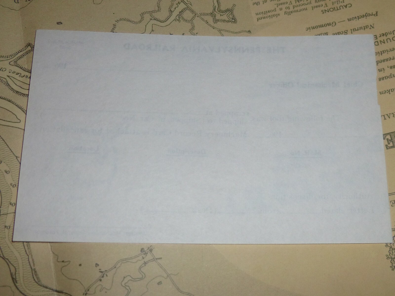 3 x Original Unused THE PENNSYLVANIA RAILROAD Changes to Equipment Docs c.1960’s