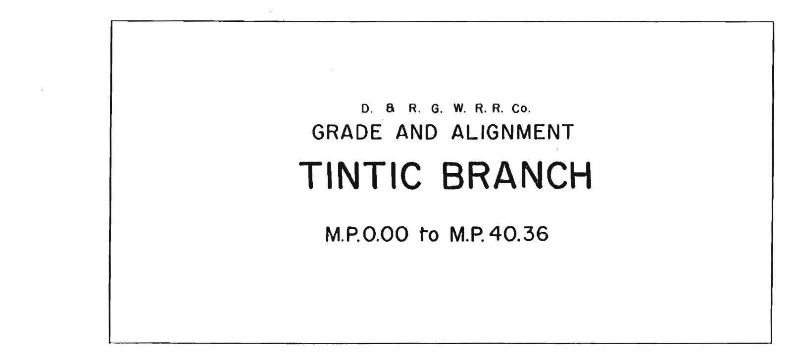 Denver & Rio Grande Western Utah Branches Grade & Alignment PDF Pages on DVD