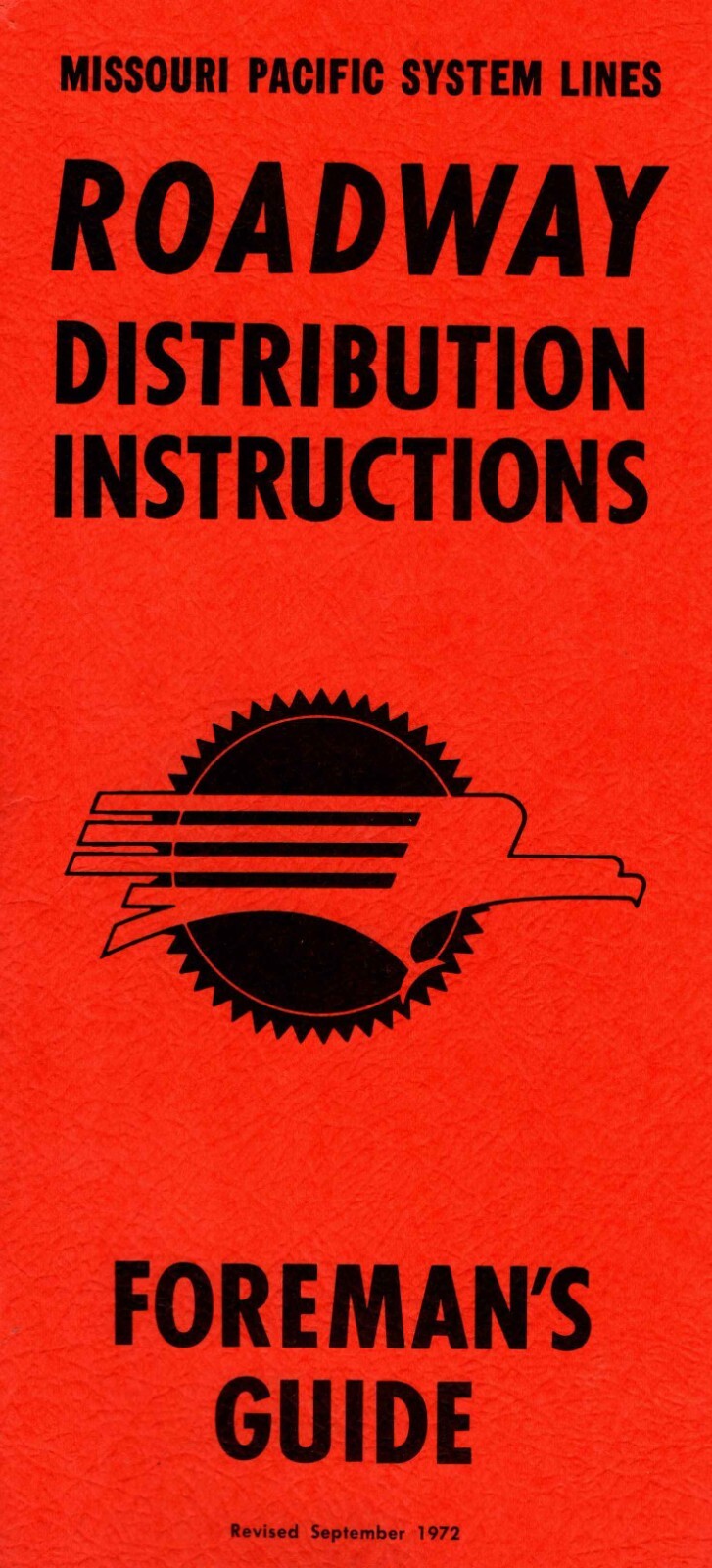 Missouri Pacific 1972 Roadway Foreman’s Guide PDF Pages on DVD