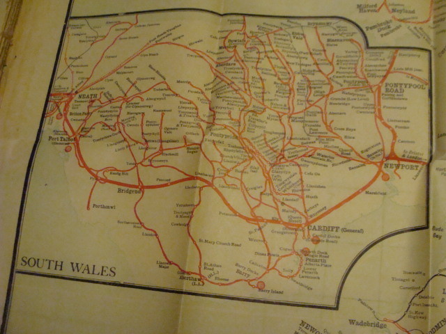 Vintage Original Guide book: 1927 THE OCEAN COAST w GREAT WESTERN RAILWAY MAP