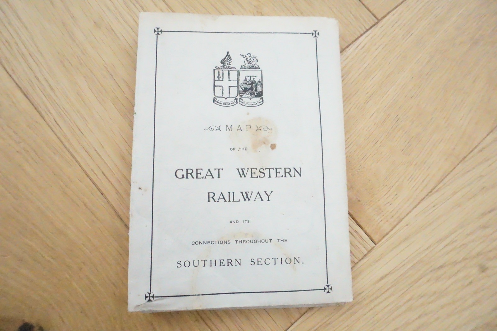 1913 GWR Southern Section Original Railway Map