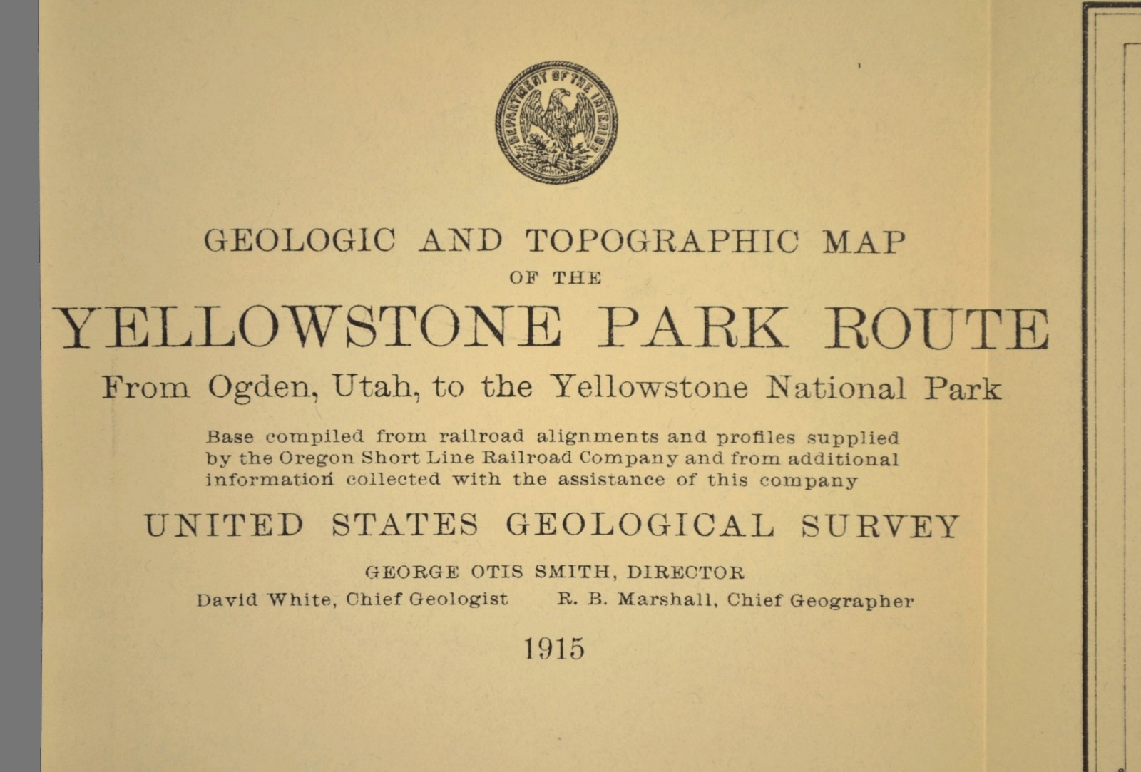1915 Antique Union Pacific Railroad Map Pocatello Idaho Fort Hall Reservation