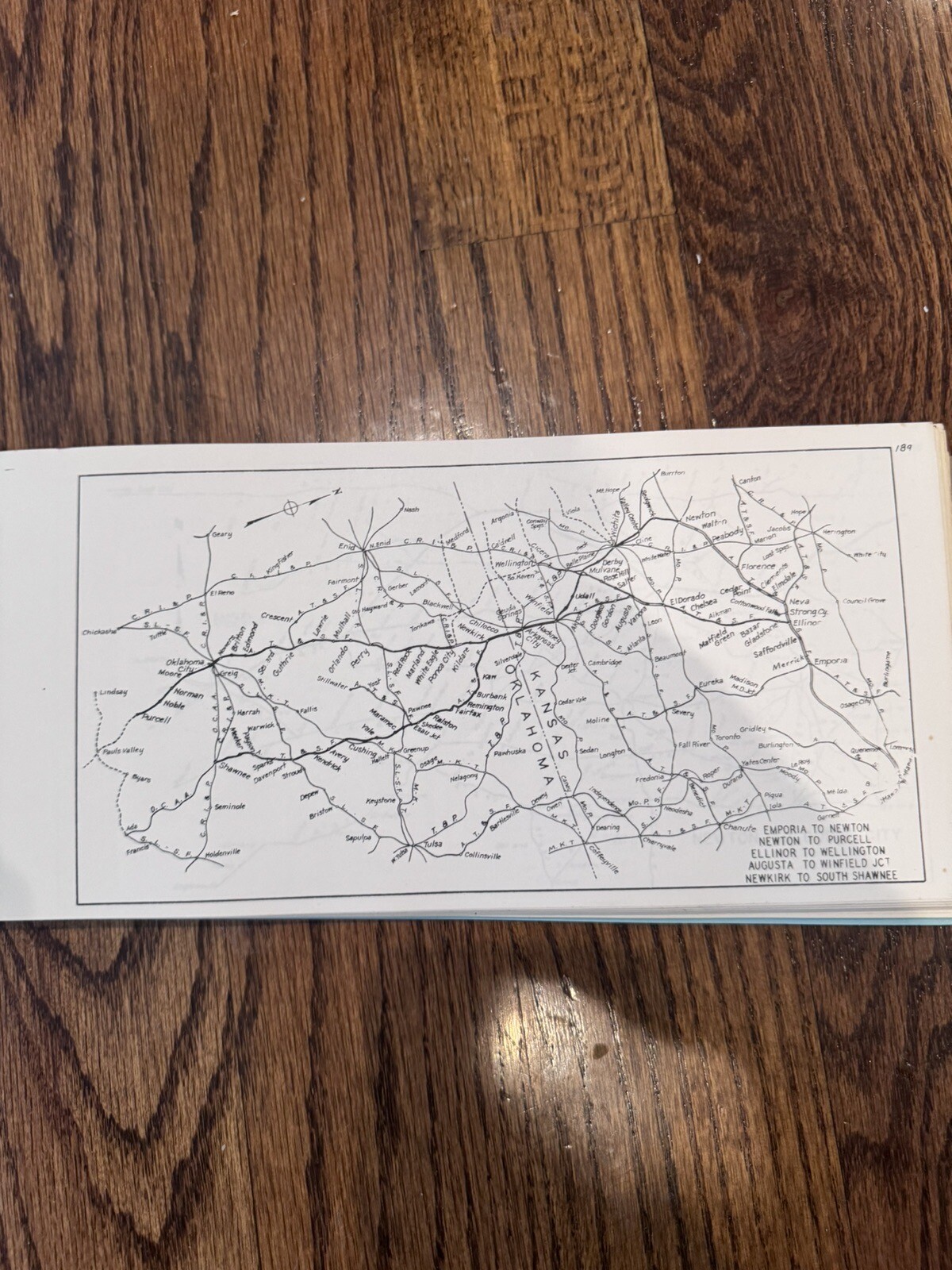 ATSF Santa Fe Track Chart Binder 3 1972 Emporia Dodge City Newkirk South Shawnee