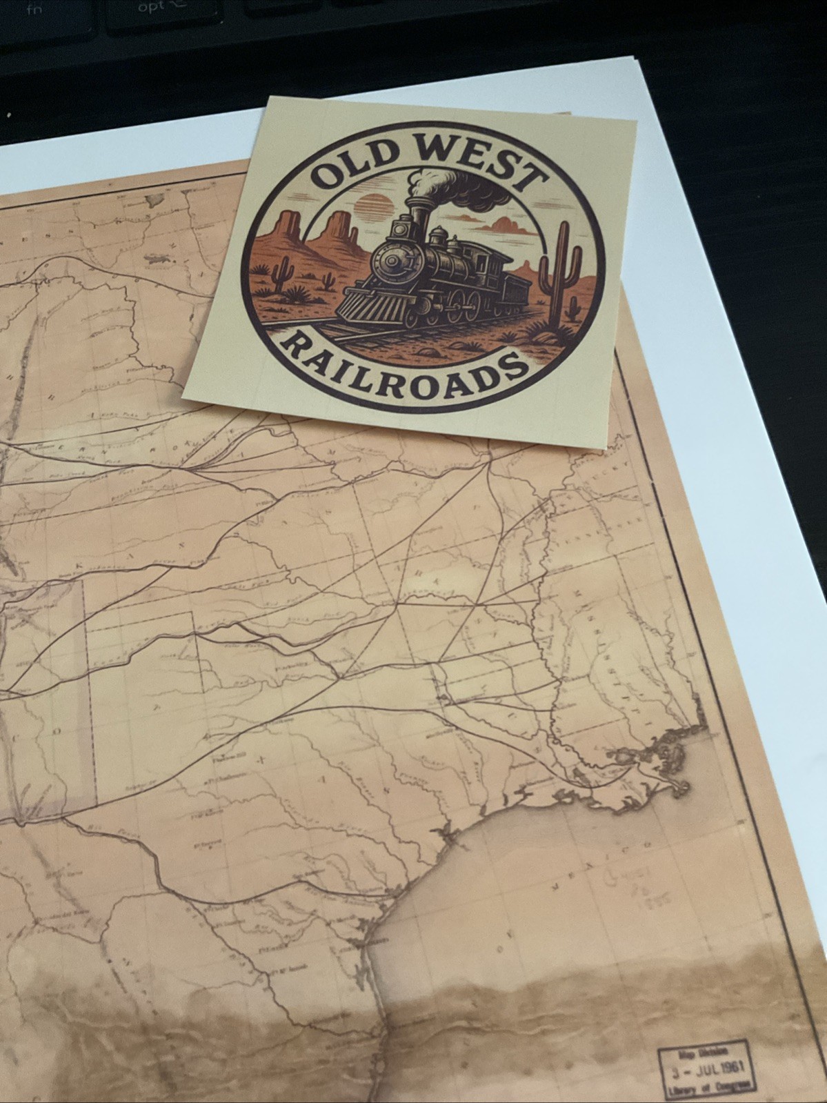 1855 pacific railroad survey Map Union Pacific Santa Fe Southern Pacific (copy)