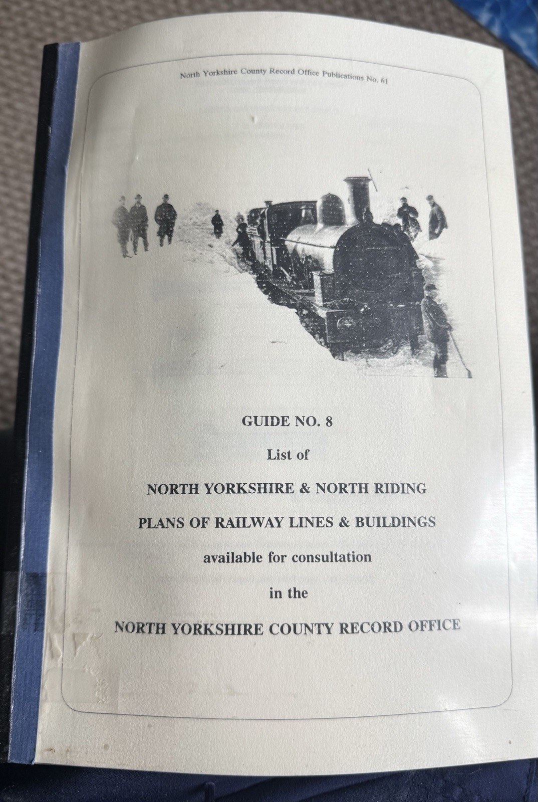 Guide No 8 NYNR Plans Of railway Lines & Buildings