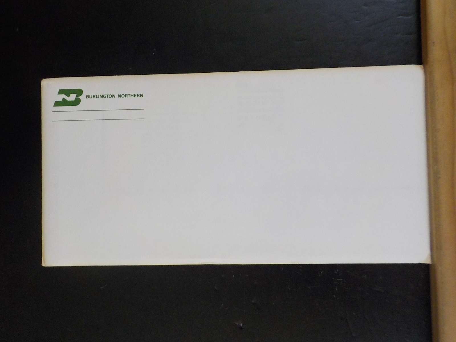 Map Burlington Northern Kansas State Railroad Map 1983 August