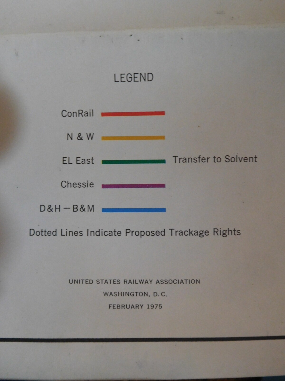 Map Northeast and Midwest Industry Structure Competitive Freight Service 1975