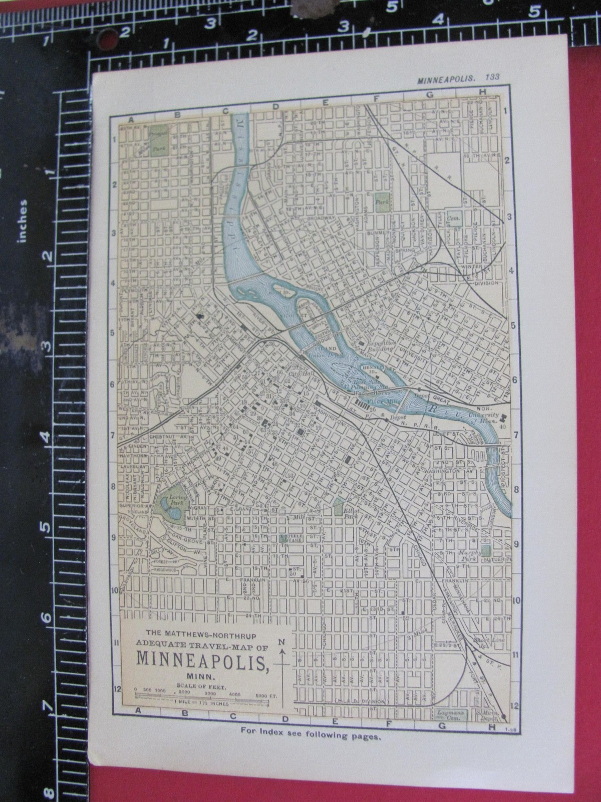 1893 MINNESOTA MINNEAPOLIS ST PAUL MAPS GENEALOGY HISTORY RAILROADS DEPOTS DATA