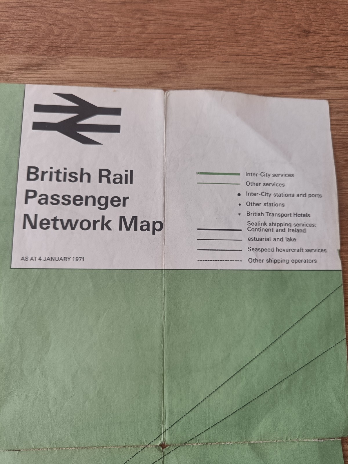 british rail passenger network map 1971