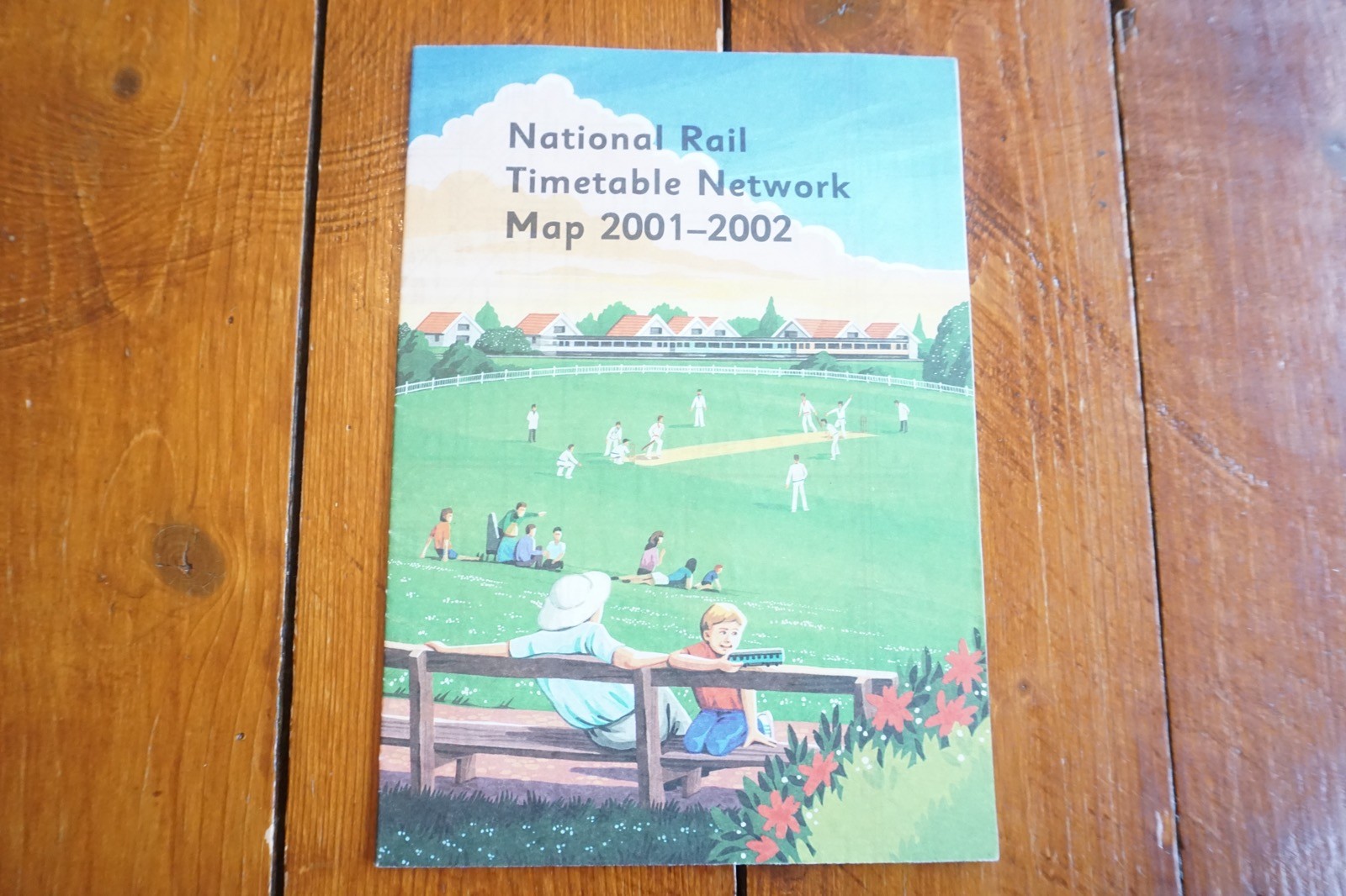 2001 2002 British Rail Passenger Network Railway Map VGC