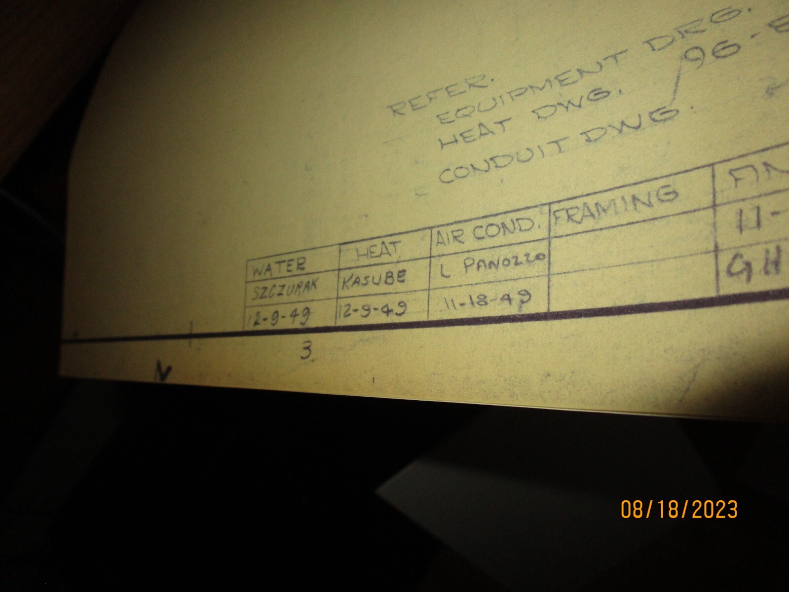 Vintage 1949-1950 Baltimore & Ohio B&O Blueprint Copy Drawing – see photos 18X44