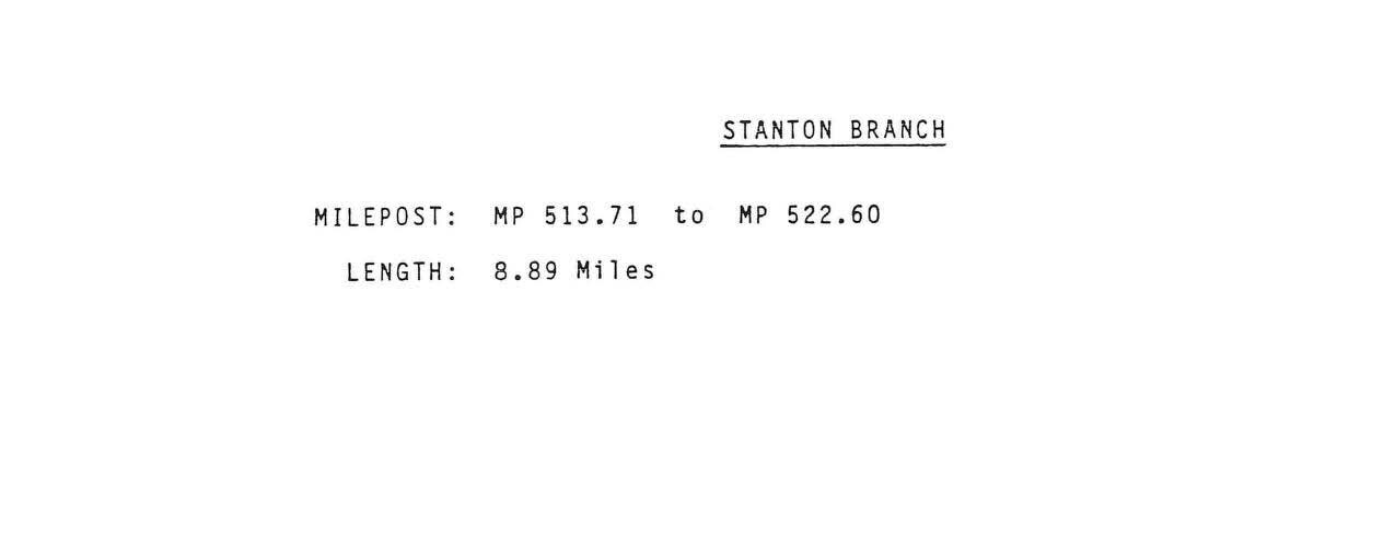 Southern Pacific RR 1981 Stanton Branch SPINS PDF Pages on DVD