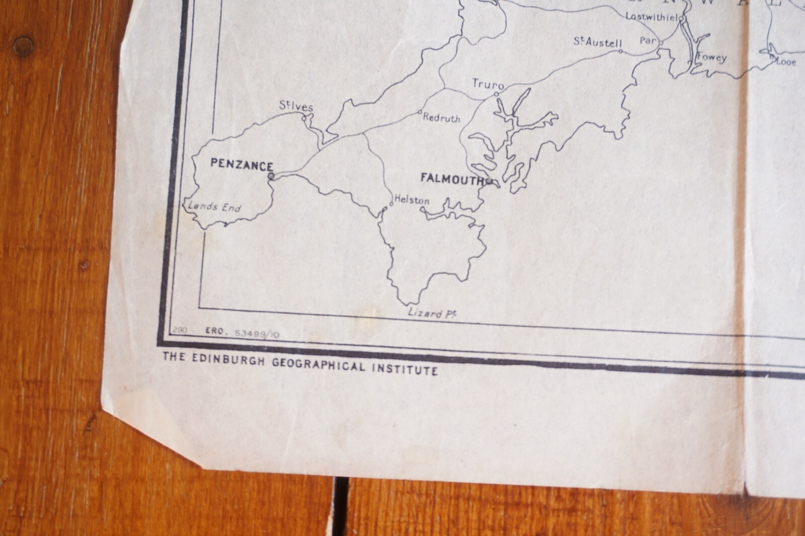c1949 LMS England & Wales Railway Map