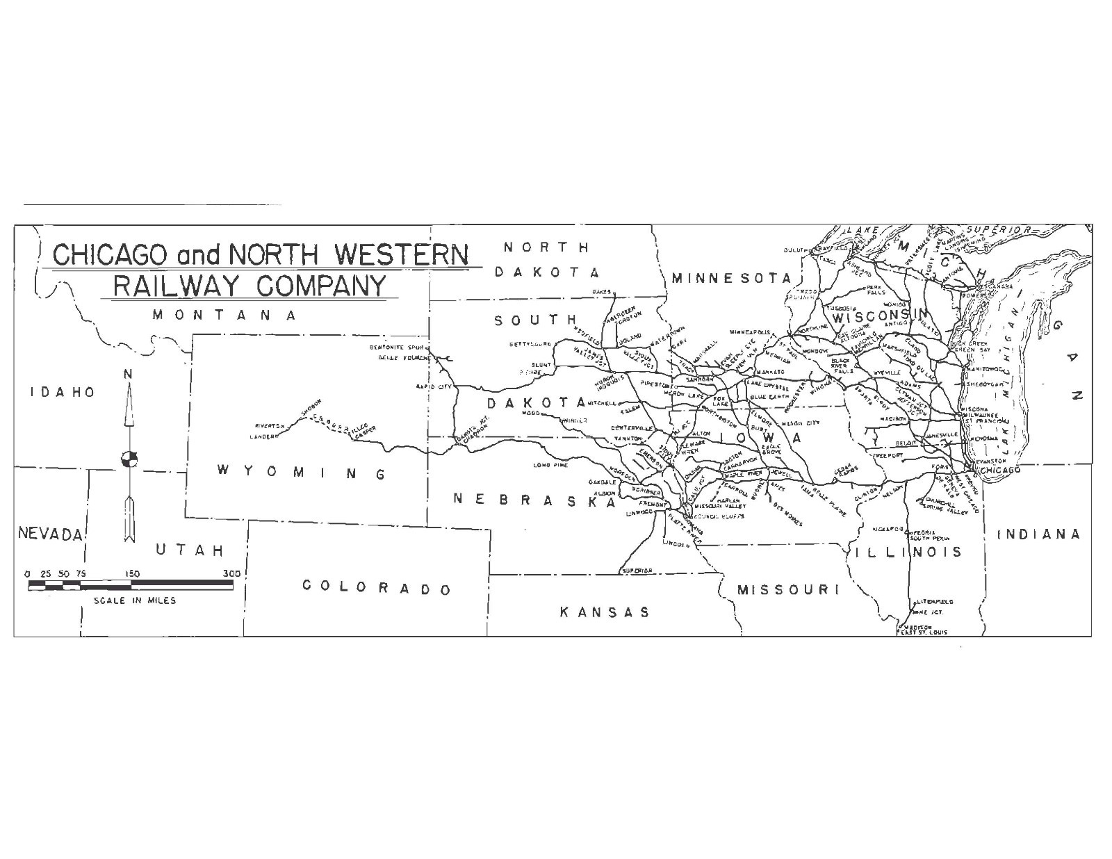 Chicago & Northwestern RR 1959 Lake Shore Division Track Chart PDF Pages on DVD