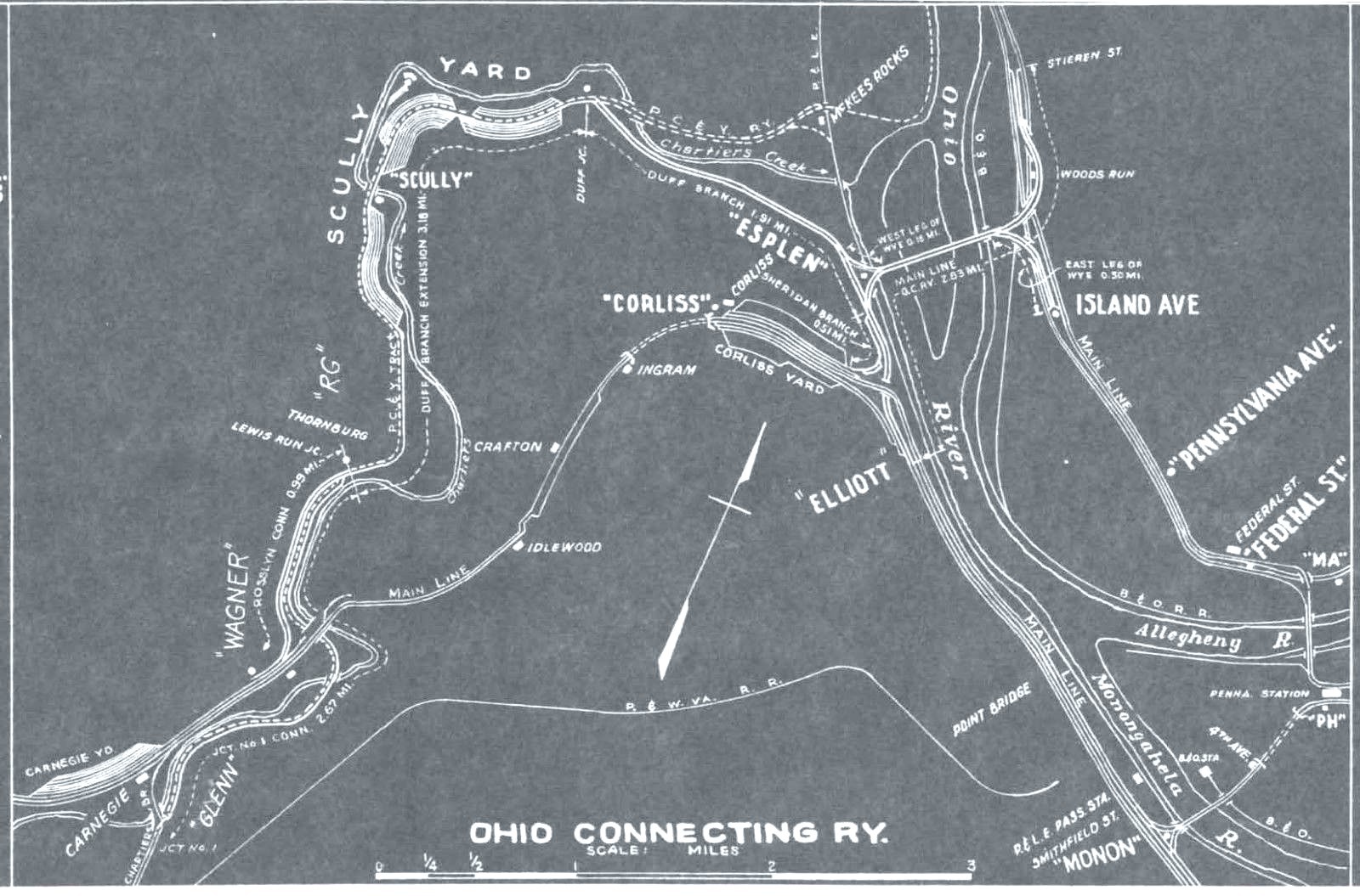 Pennsylvania RR 1959 Pittsburgh Div. District “B” Branches PDF Pages on DVD